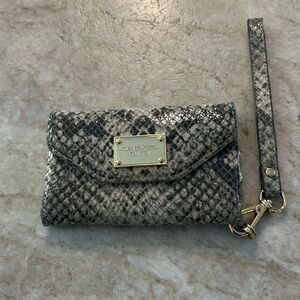 Michael Kors Snakeskin Wristlet/Wallet